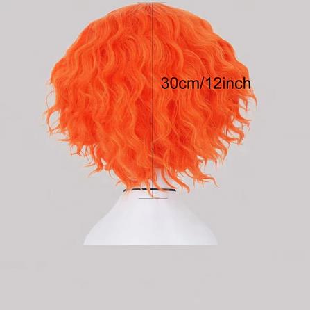 Mad Hatter Cosplay Wigs Short  - đánh giá và giá Anime Cosplay Orange Hair