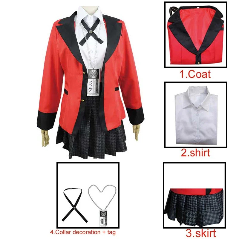 2026 Kakegurui Jabami Yumeko Y - đánh giá và giá Anime Cosplay Kakegurui