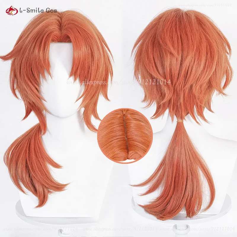 xiaoxiao Anime Hanako-kun Aoi  - đánh giá và giá Anime Cosplay Orange Hair