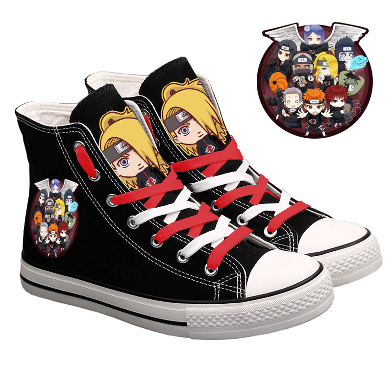 Naruto Uzumaki High-Top Canvas - đánh giá và giá Anime Cosplay Ideas Girl