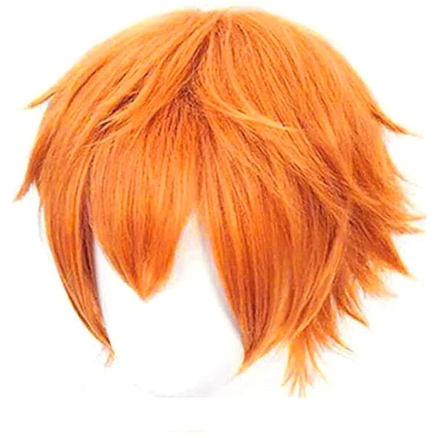 Short Orange Wig for Men Orang - đánh giá và giá Anime Cosplay Orange Hair