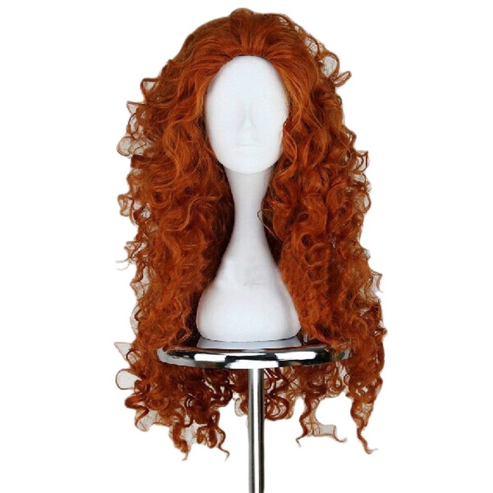 Long Orange Curly Hair Cosplay - đánh giá và giá Anime Cosplay Orange Hair