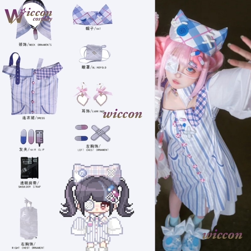 Eyepatch Jirai Kei Infinity Ni - đánh giá và giá Anime Cosplay Ideas Girl