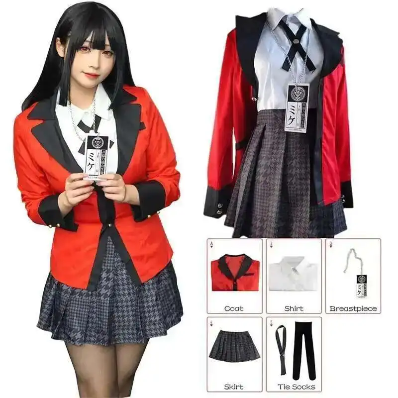 Anime Kakegurui Jabami Yumeko  - đánh giá và giá Anime Cosplay Kakegurui